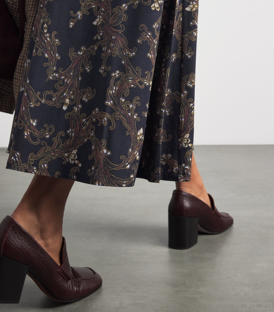 ME+EM Womens Printed Maxi Dress Navy Multi Image 4
