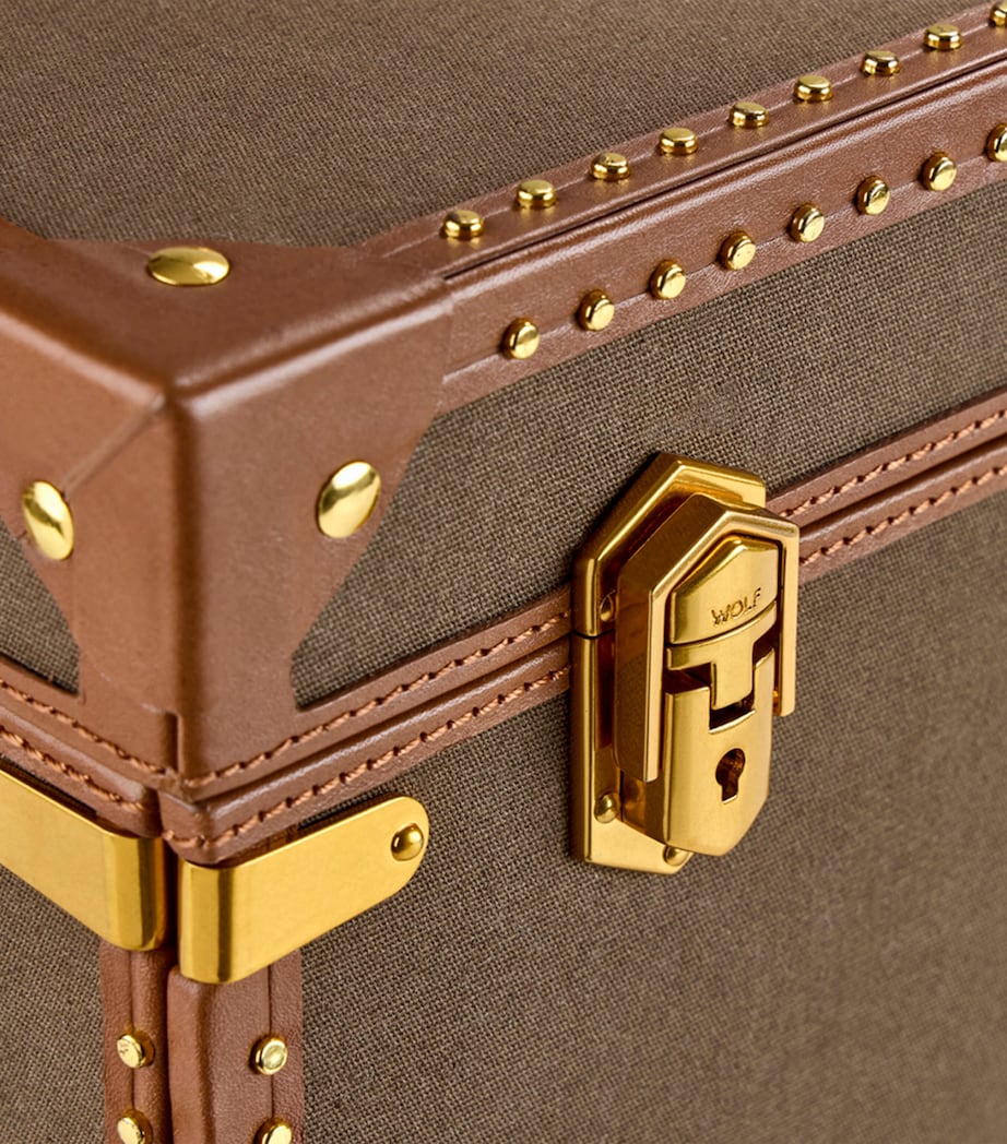 WOLF Extra Large Ida Jewellery Trunk Khaki Image 7