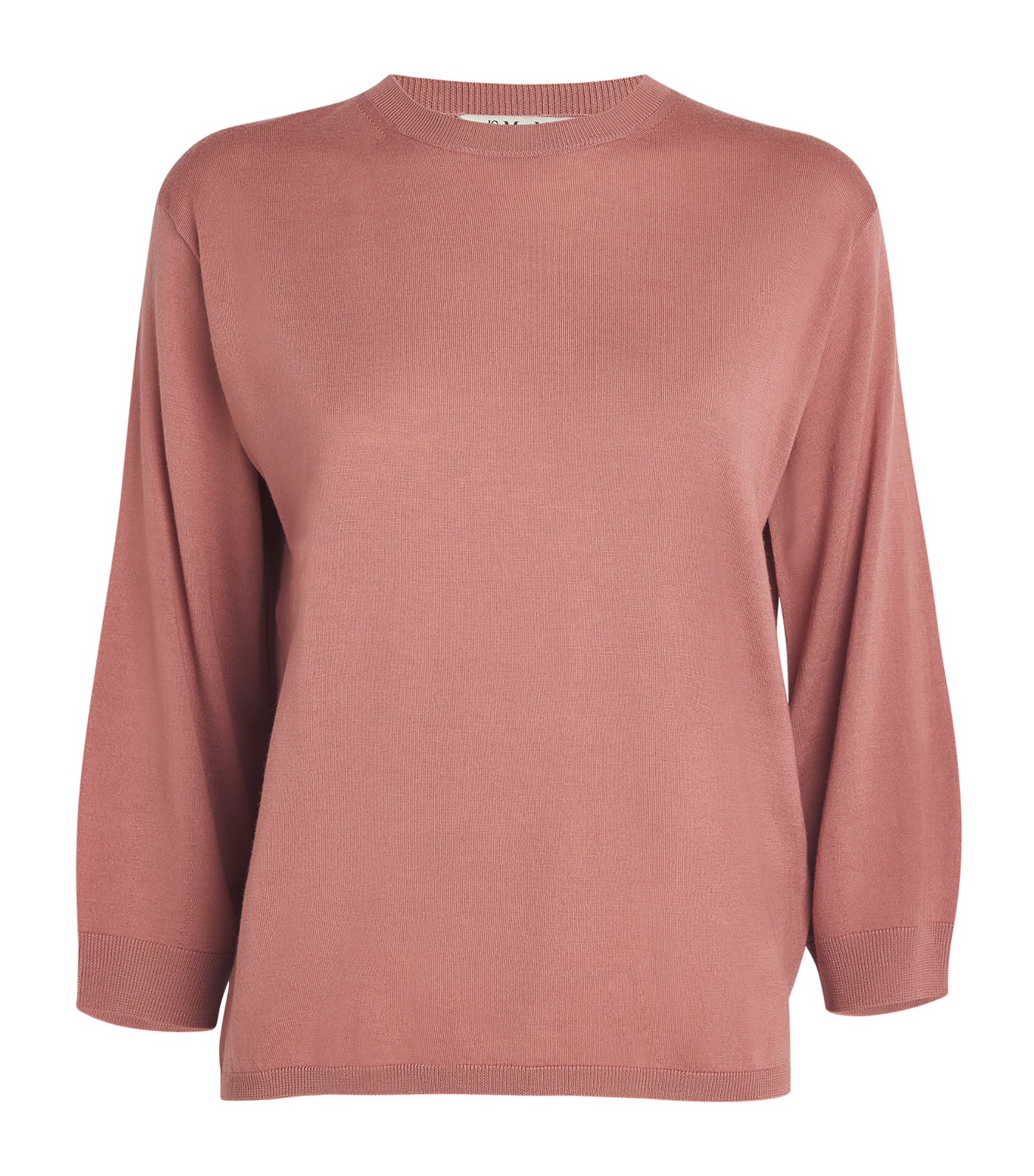 Max Mara Virgin Wool Sweater In Pink