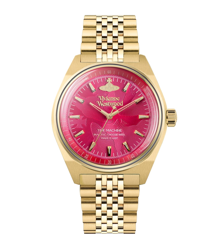 Vivienne Westwood Stainless Steel Lady Sydenham Watch 39mm Pnk Gld Image 1