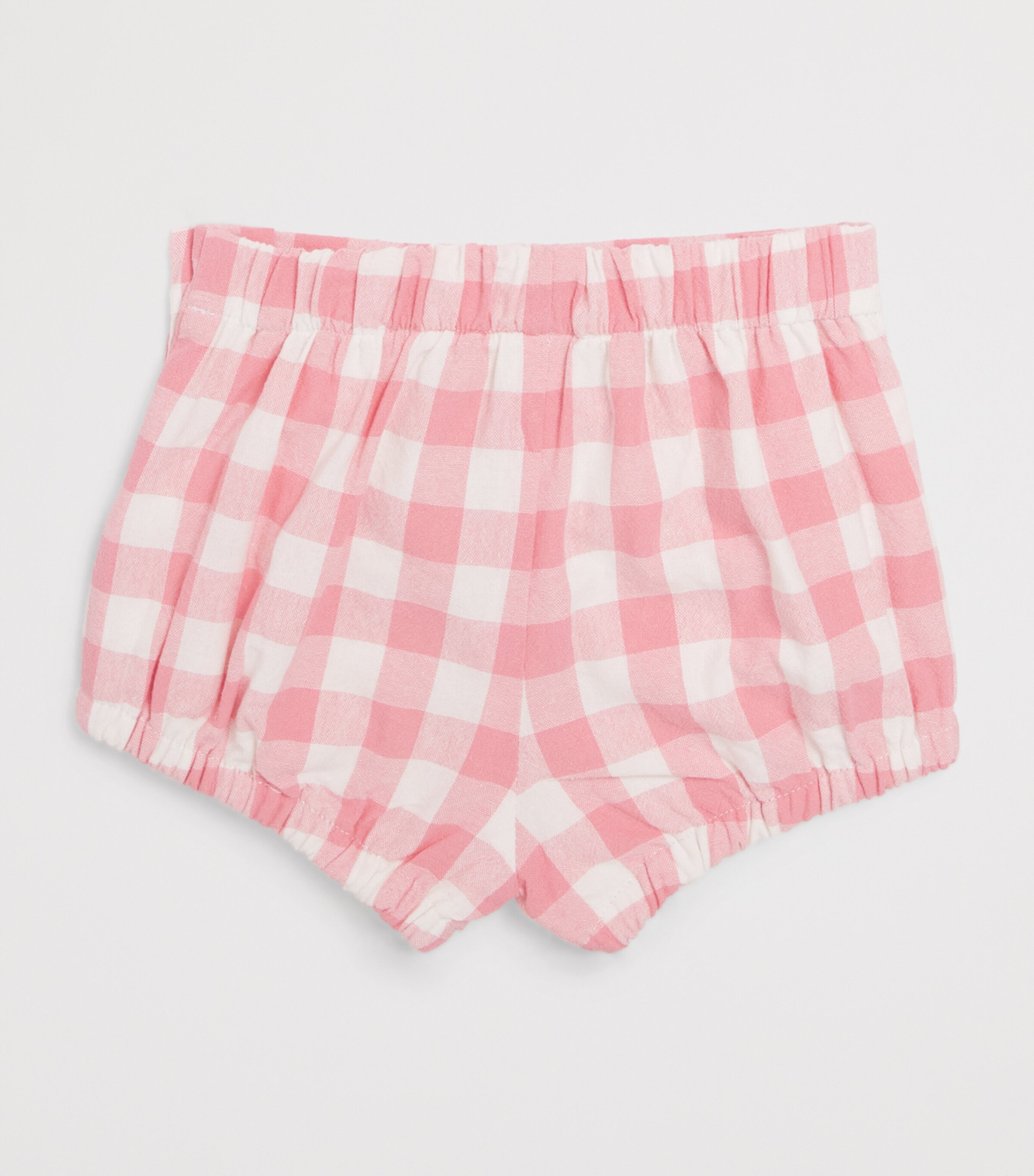 PEPA LONDON Cotton Gingham Shorts (1-24 Months) Red Image 2