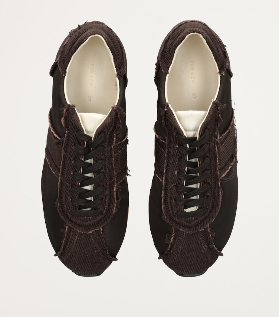 The Row Moveo Mica Low-Top Sneakers Brown/oth Image 4