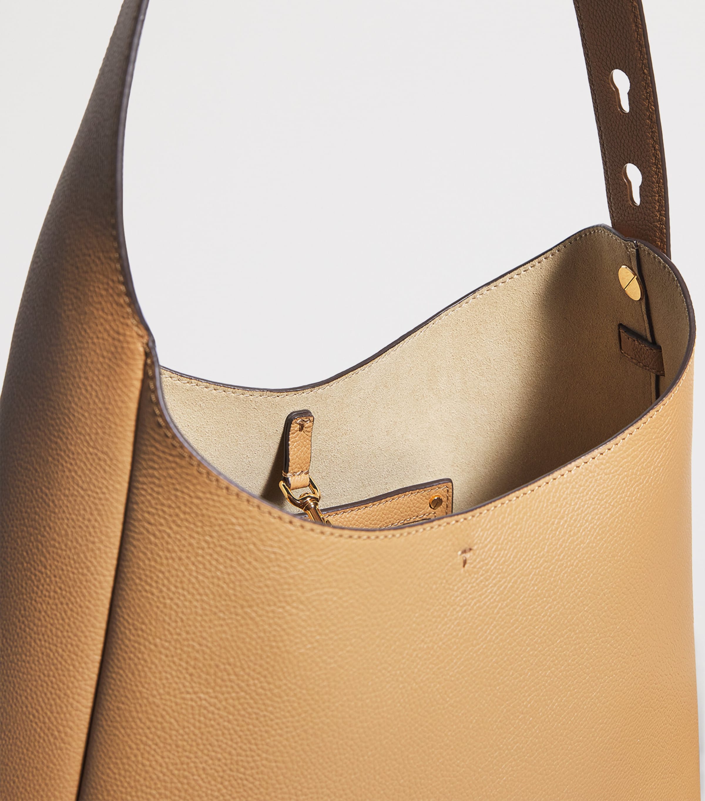 Leather Romy Shoulder Bag TIRAMISU 227 Image 4