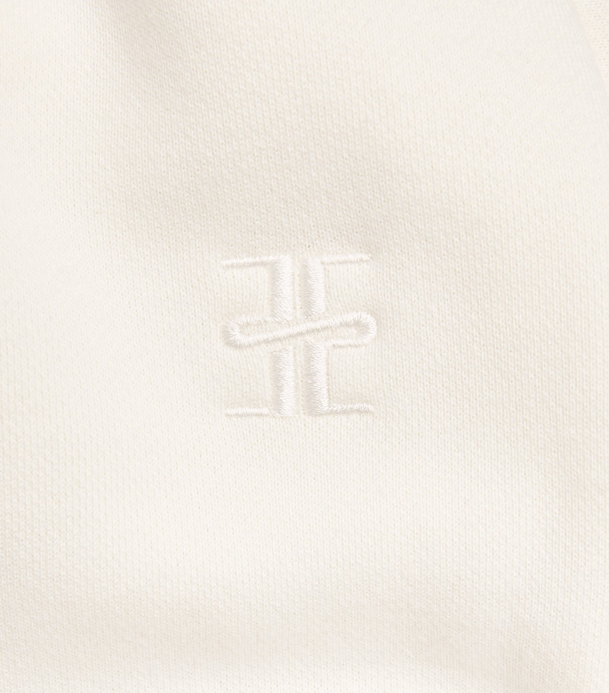 ÉTERNE Womens Cotton-Blend Straight-Leg Sweatpants Crm Cream Image 5