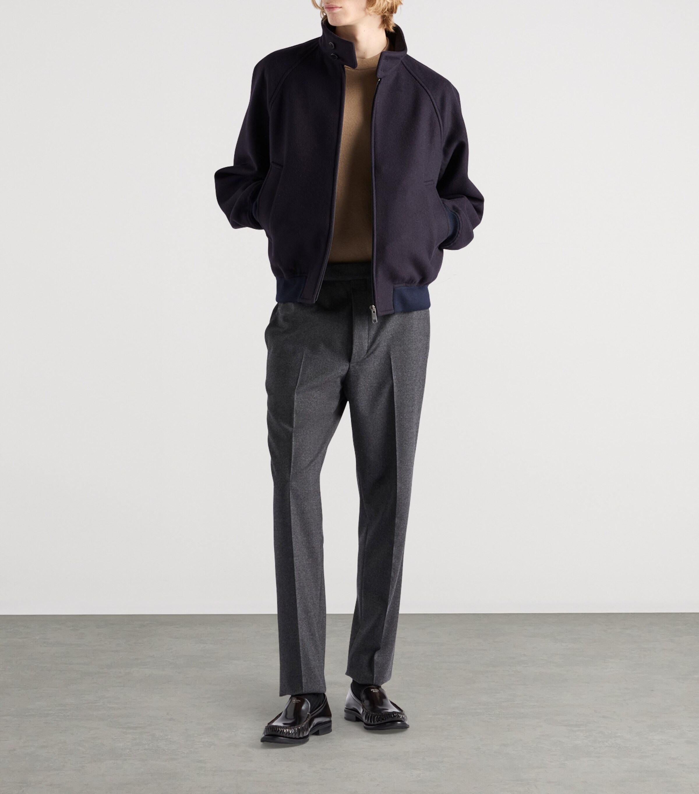 Cashmere Crew-Neck Sweater F0241 Image 2