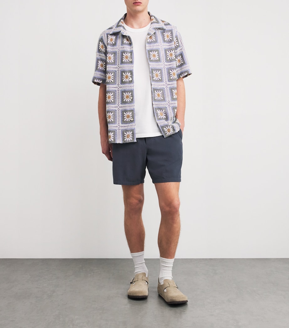Stretch-Cotton Teague Shorts OCEAN FLOOR Image 2