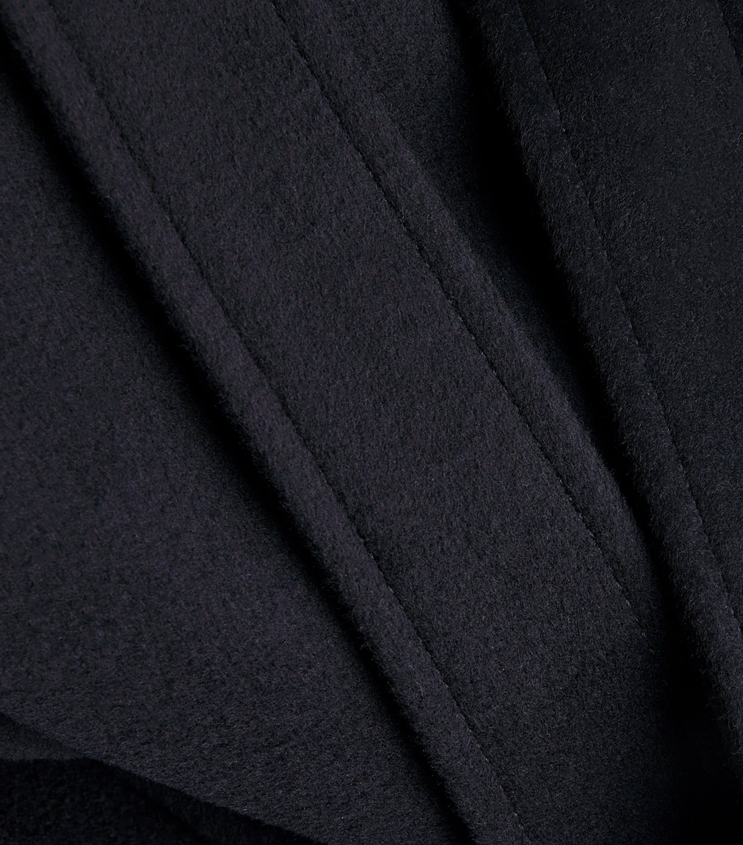 Wool Runaway Coat NAVY Image 5