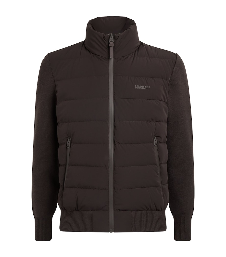Mackage Mens Down Haney-City Jacket Coffee Image 1