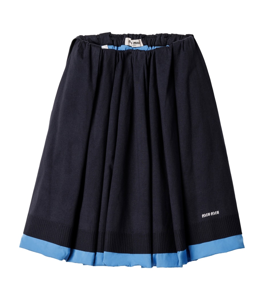 Silk-Cotton Mini Skirt F0G6N Image 1