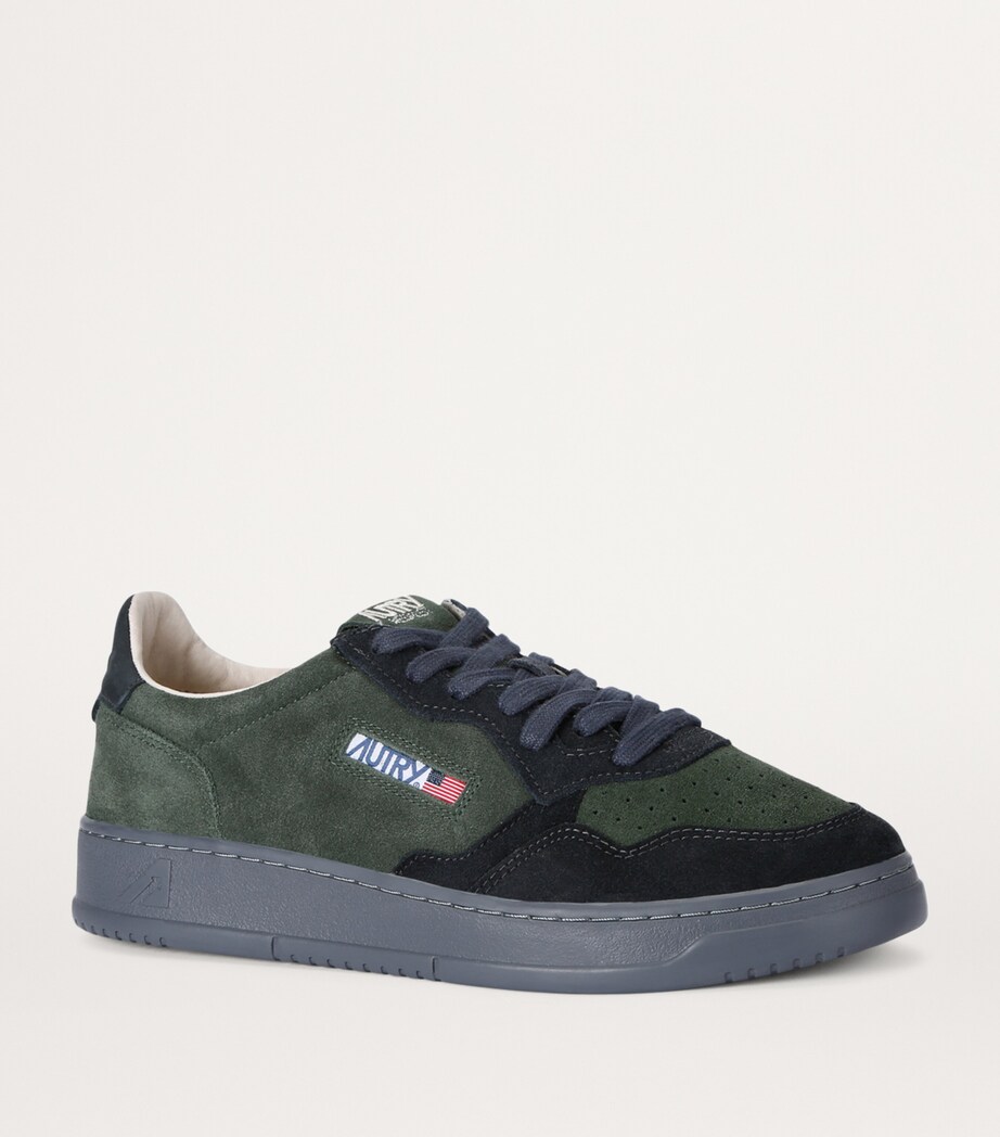 Autry Suede Medalist Sneakers Dark Green Image 3