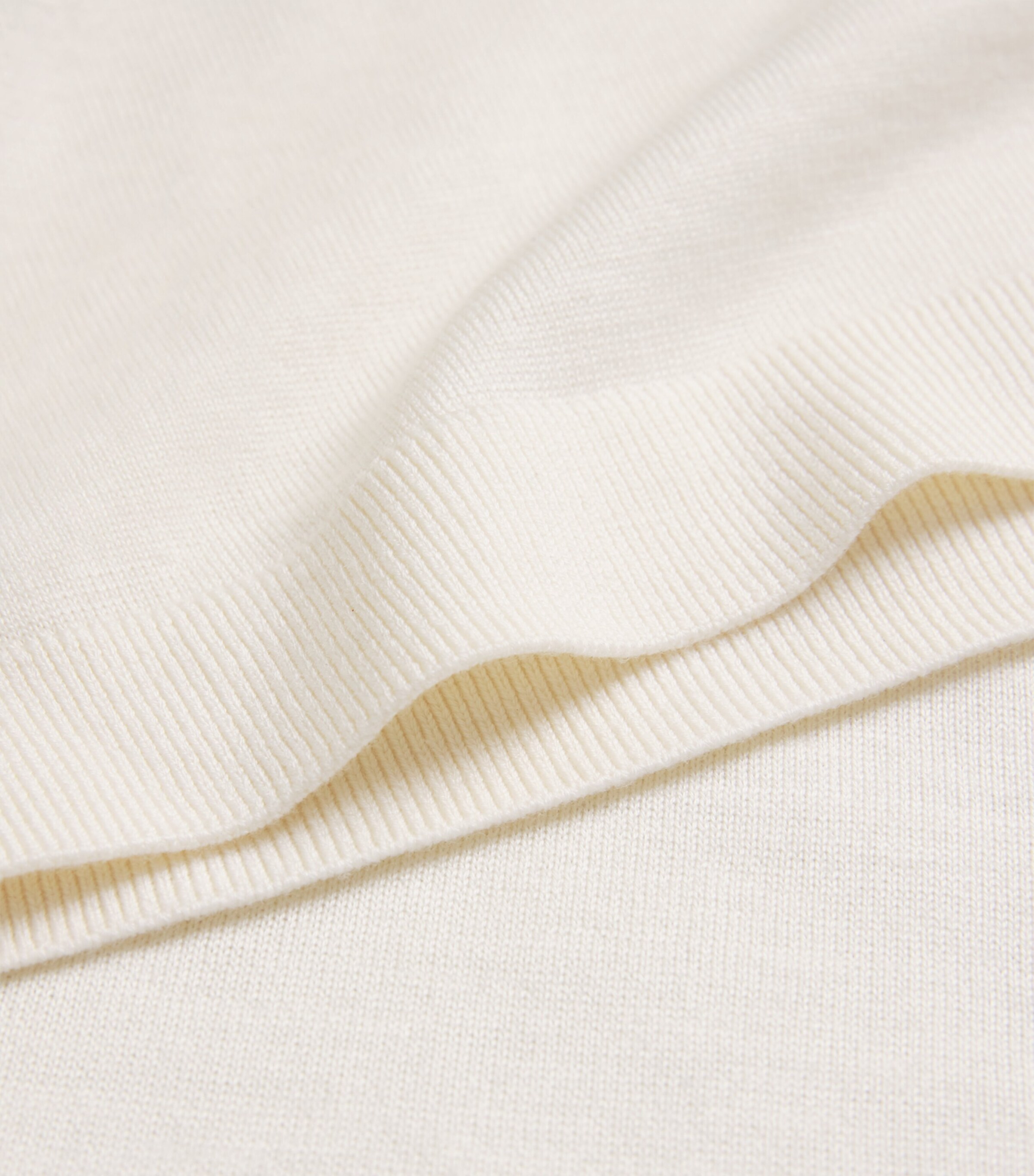 Almada Label Womens Wool-Silk-Cashmere Paloma T-Shirt Cream Image 6