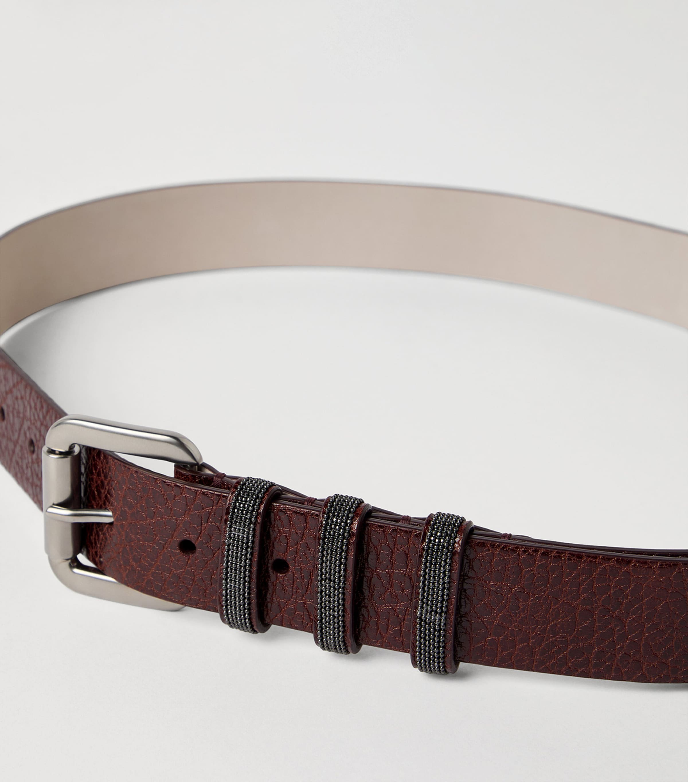 Leather Monili-Embellished Belt C4181 Image 2
