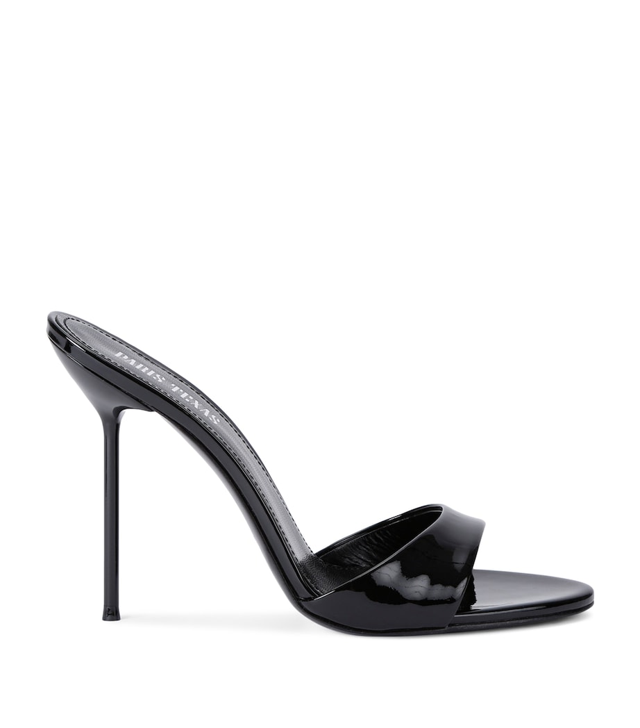 Patent Leather Lidia Mules 105 BLACK Image 1