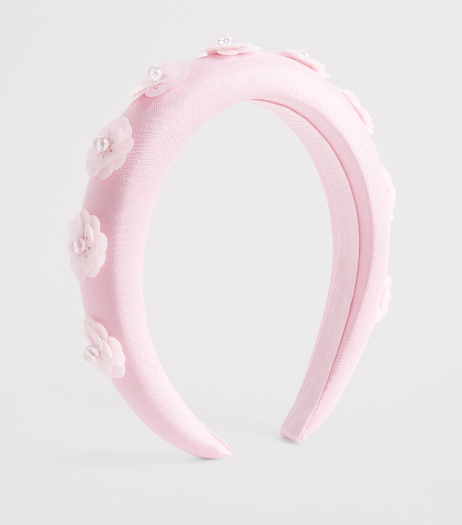 Self-Portrait Kids Embellished Headband Pink Image 2