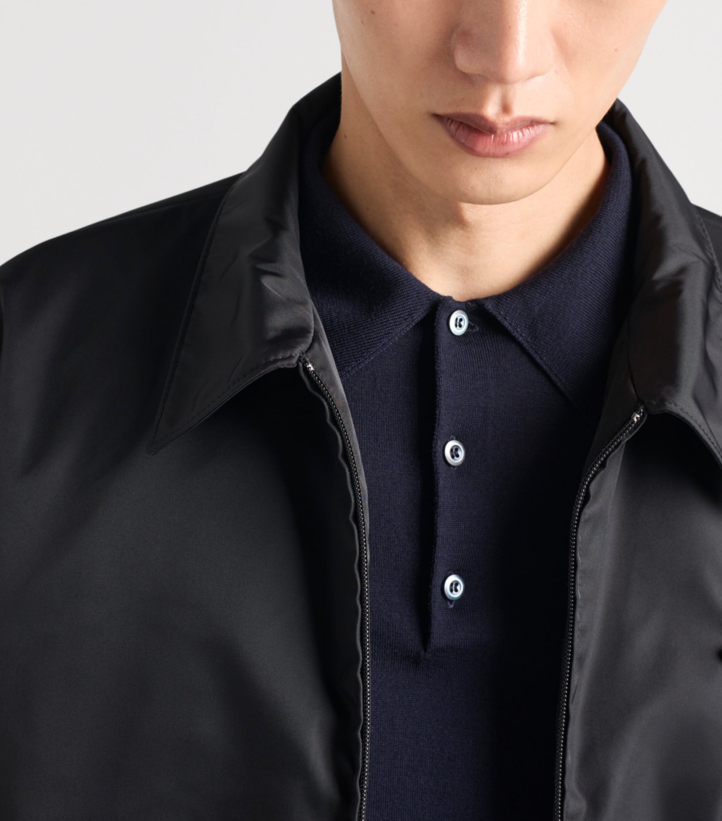 Wool Polo Shirt F0008 Image 3