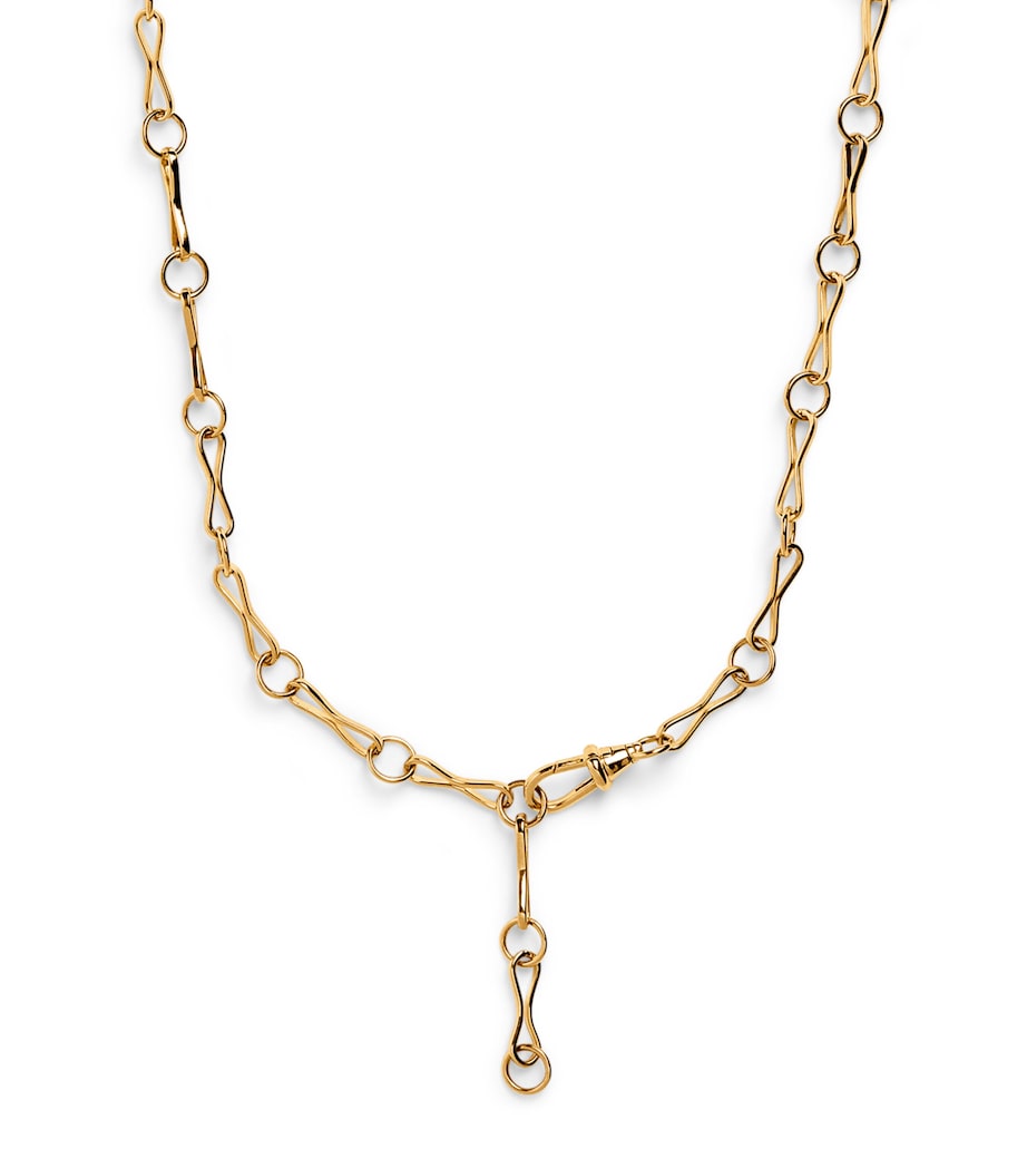 Yellow Gold Large Motif Chain Necklace YELLOW GOLD Image 1