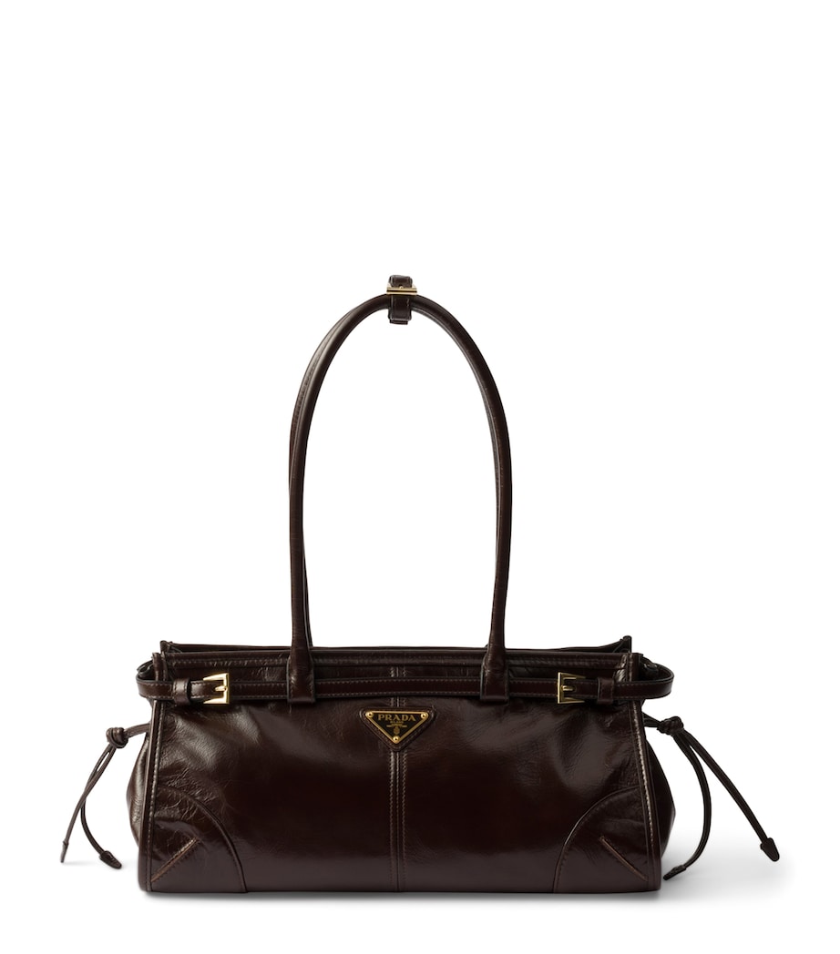 Prada Medium Leather Shoulder Bag Image 1