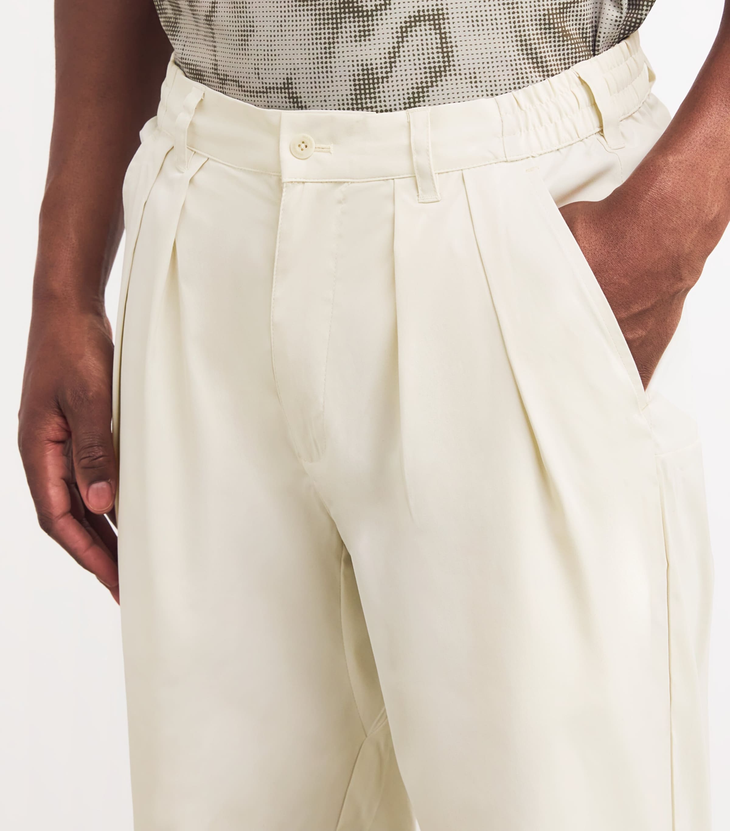 Manors Mens Water-Repellent Greenskeeper Chinos Pebble Image 6