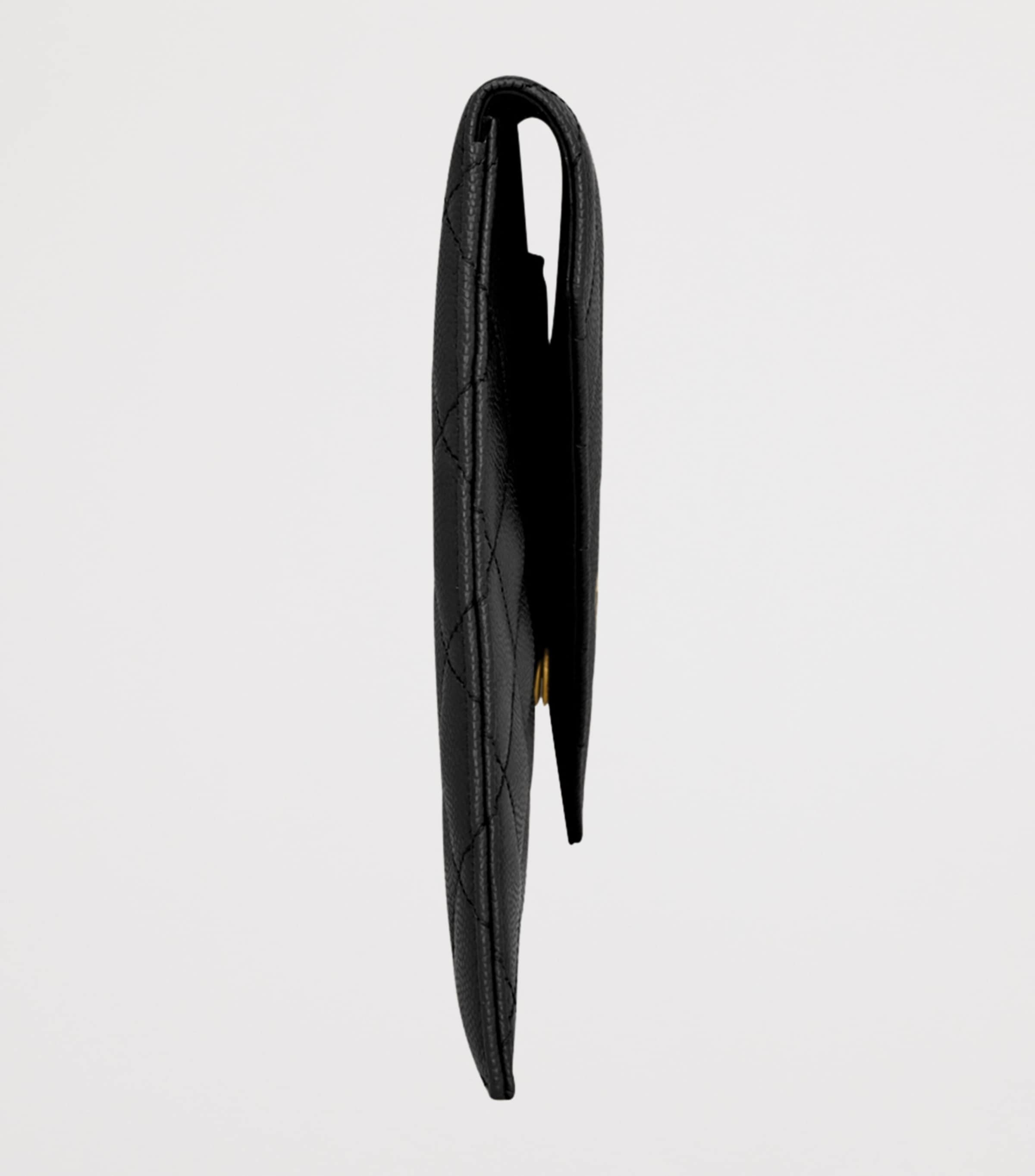 Saint Laurent Quilted Leather Uptown Clutch Bag Image 3