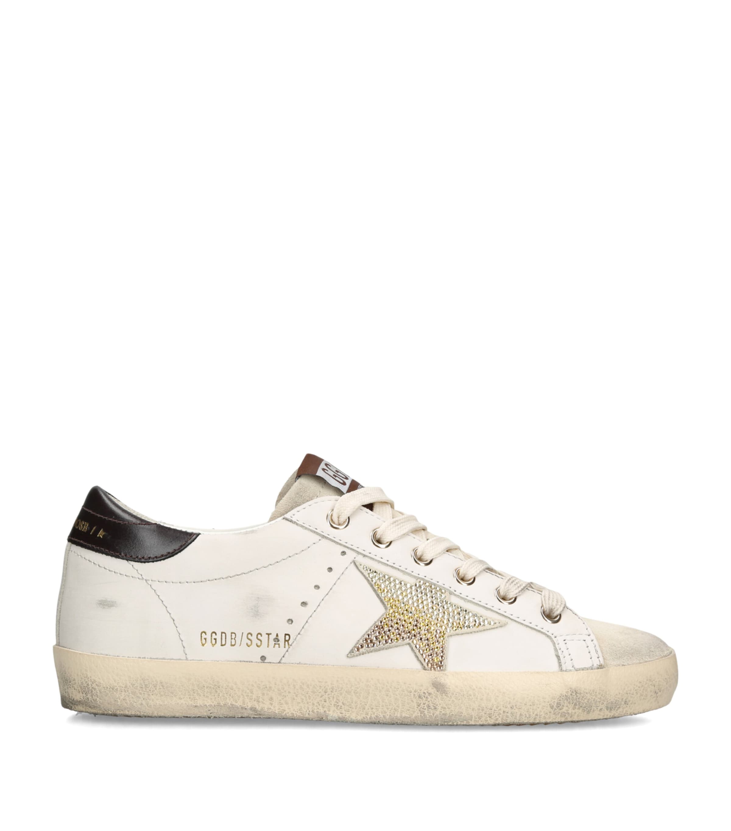 Golden Goose Leather Super Star Sneakers White/comb Image 1