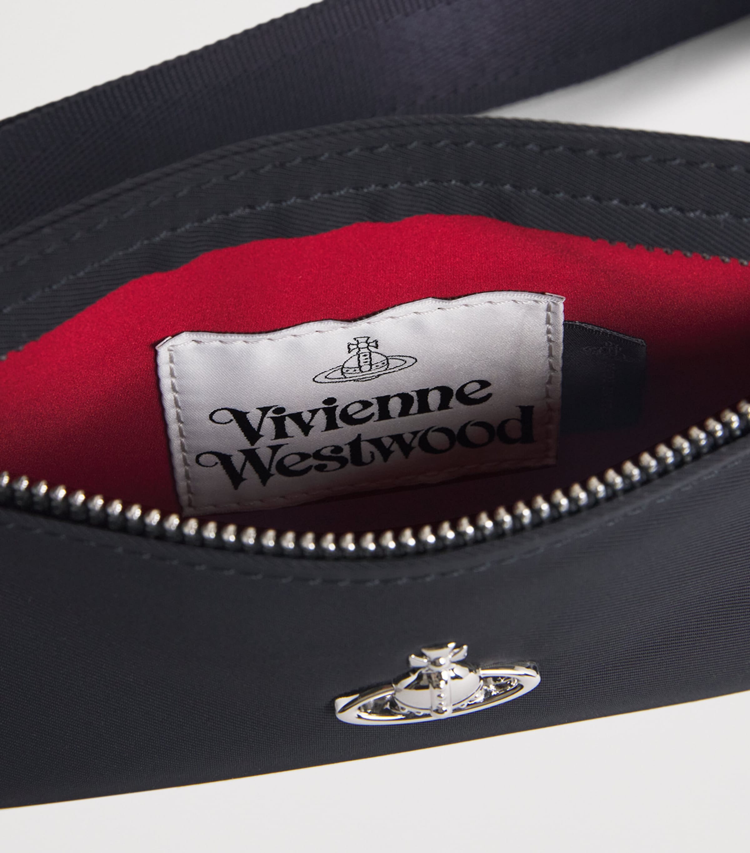 Vivienne Westwood Double Pouch Orb Belt Bag Black Image 5
