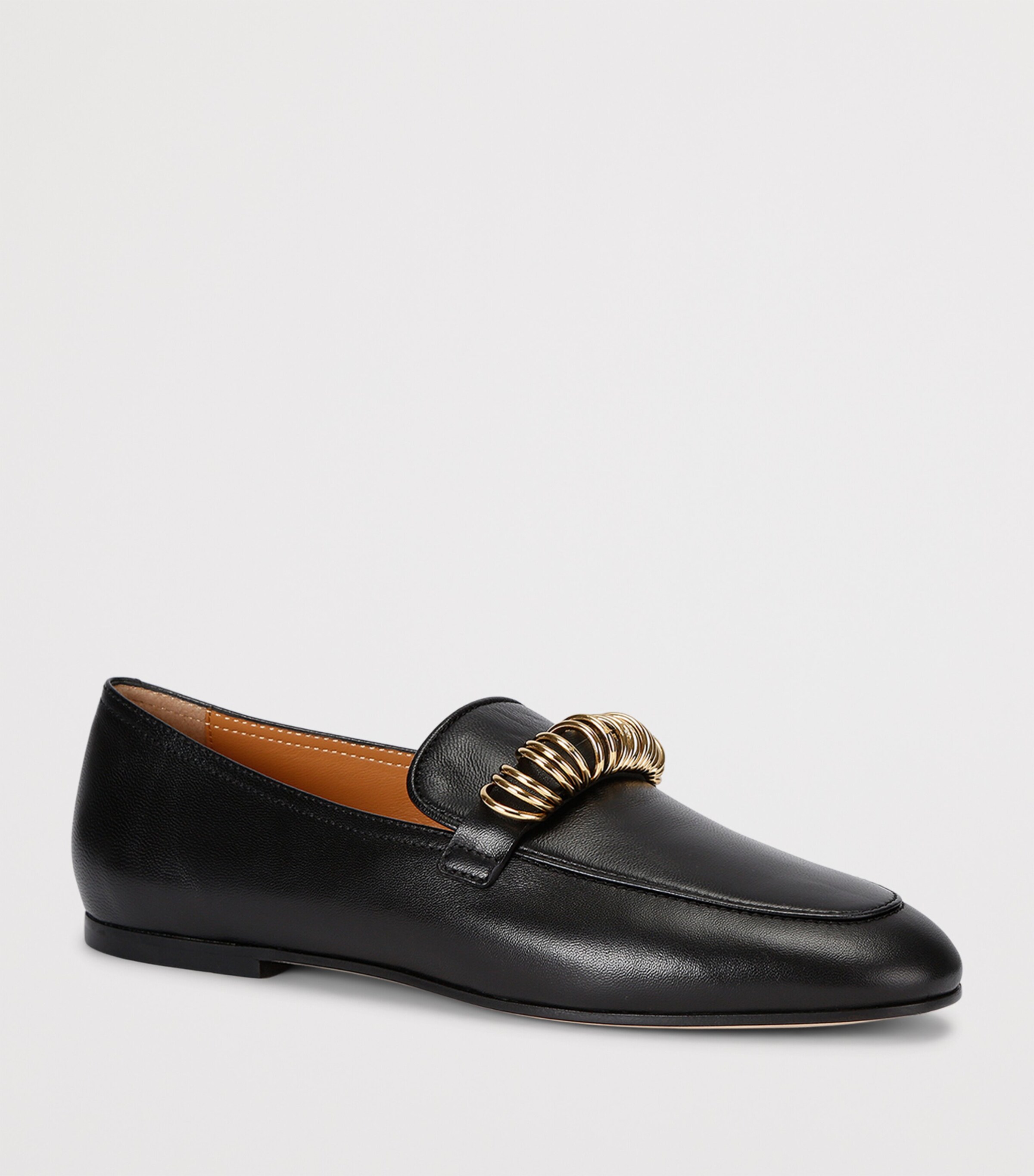 Tod's Womens Leather Mocassins Black Image 3