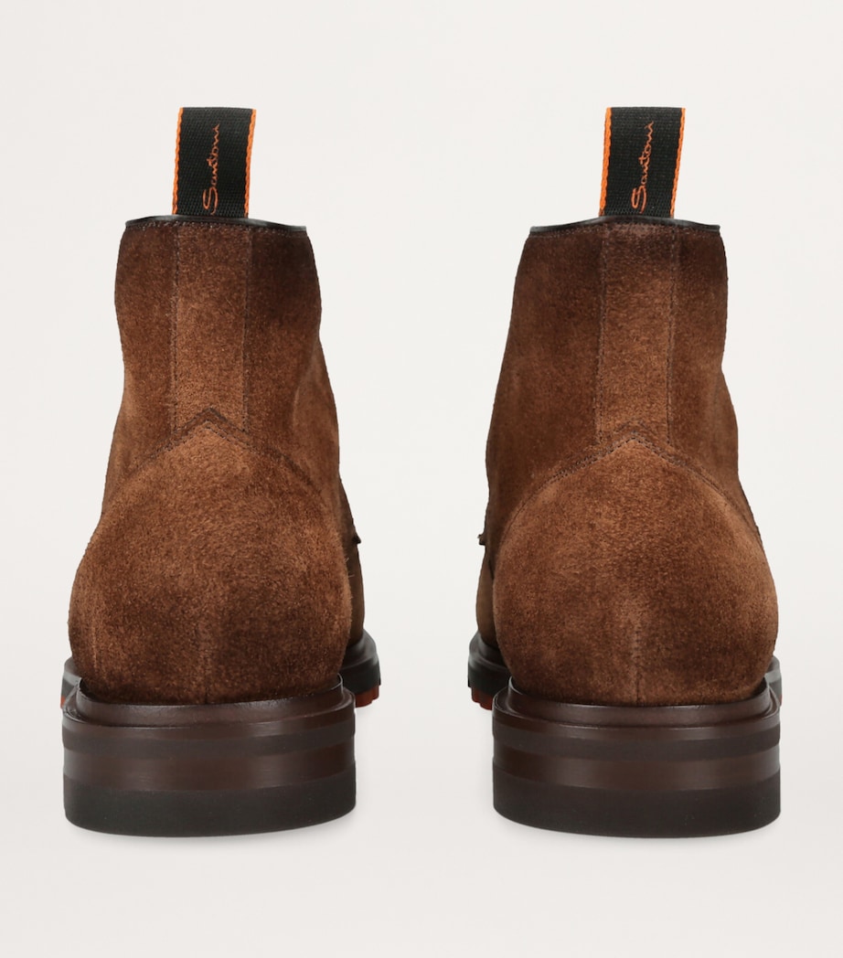 Suede Colin Lace-Up Boots BROWN Image 2