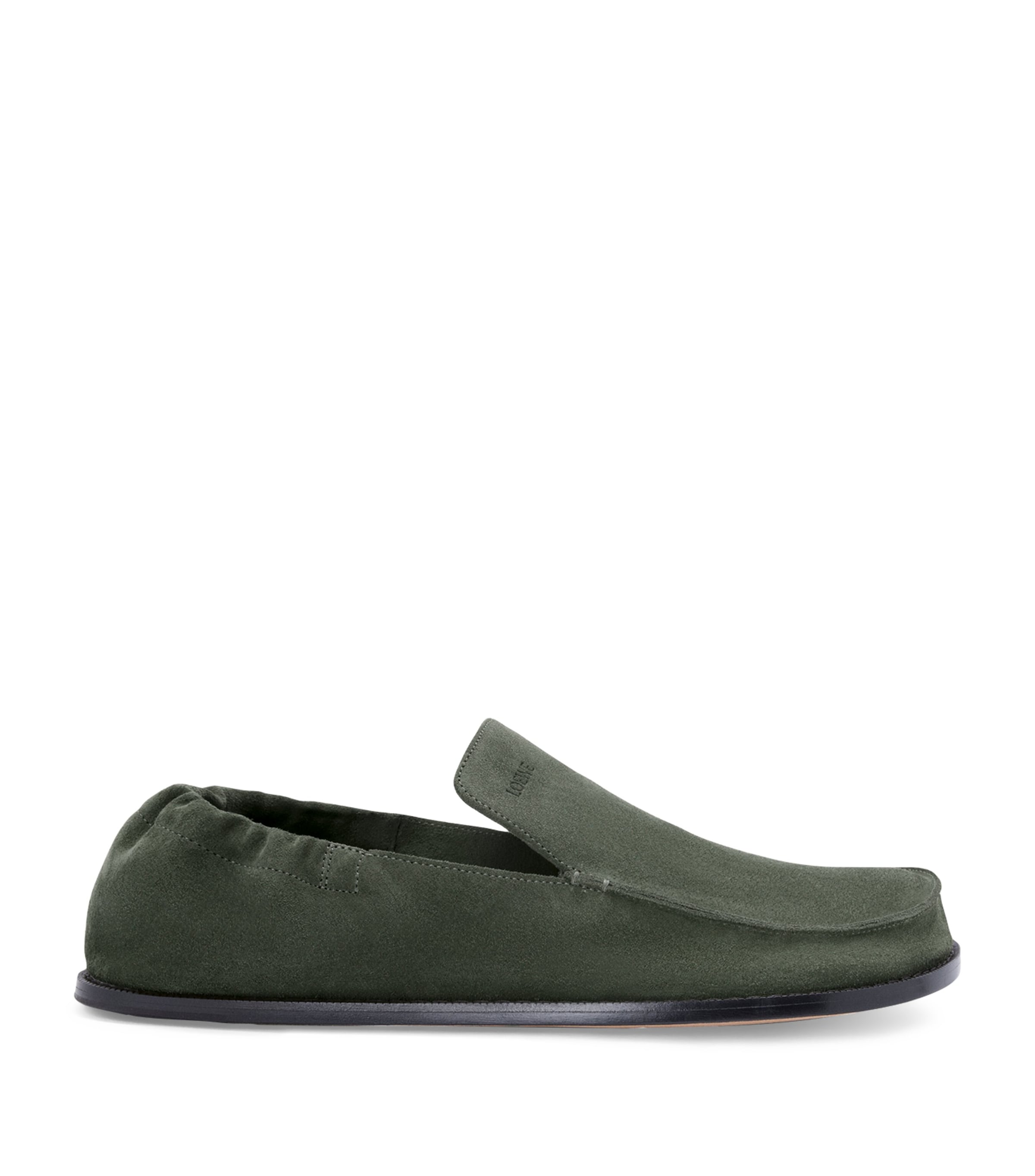 Loewe Suede Flex Loafers