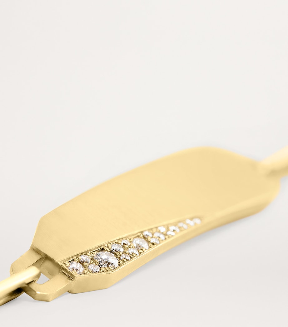 Small Yellow Gold and Diamond Alchemy Billie Bracelet YELLOW GOLD Image 4
