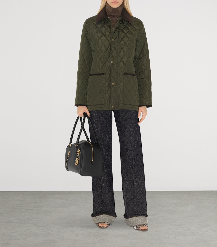 Quilted Barn Jacket SHALE/BRUSH IP CHECK Image 2