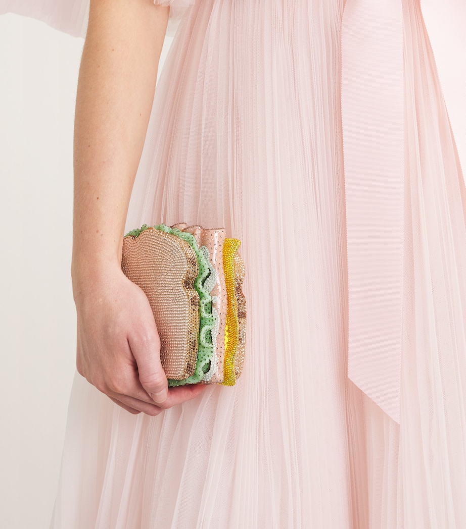 Judith Leiber Lightly Toasted Sandwich Clutch Bag Sprmt Prsco Mlti Image 2