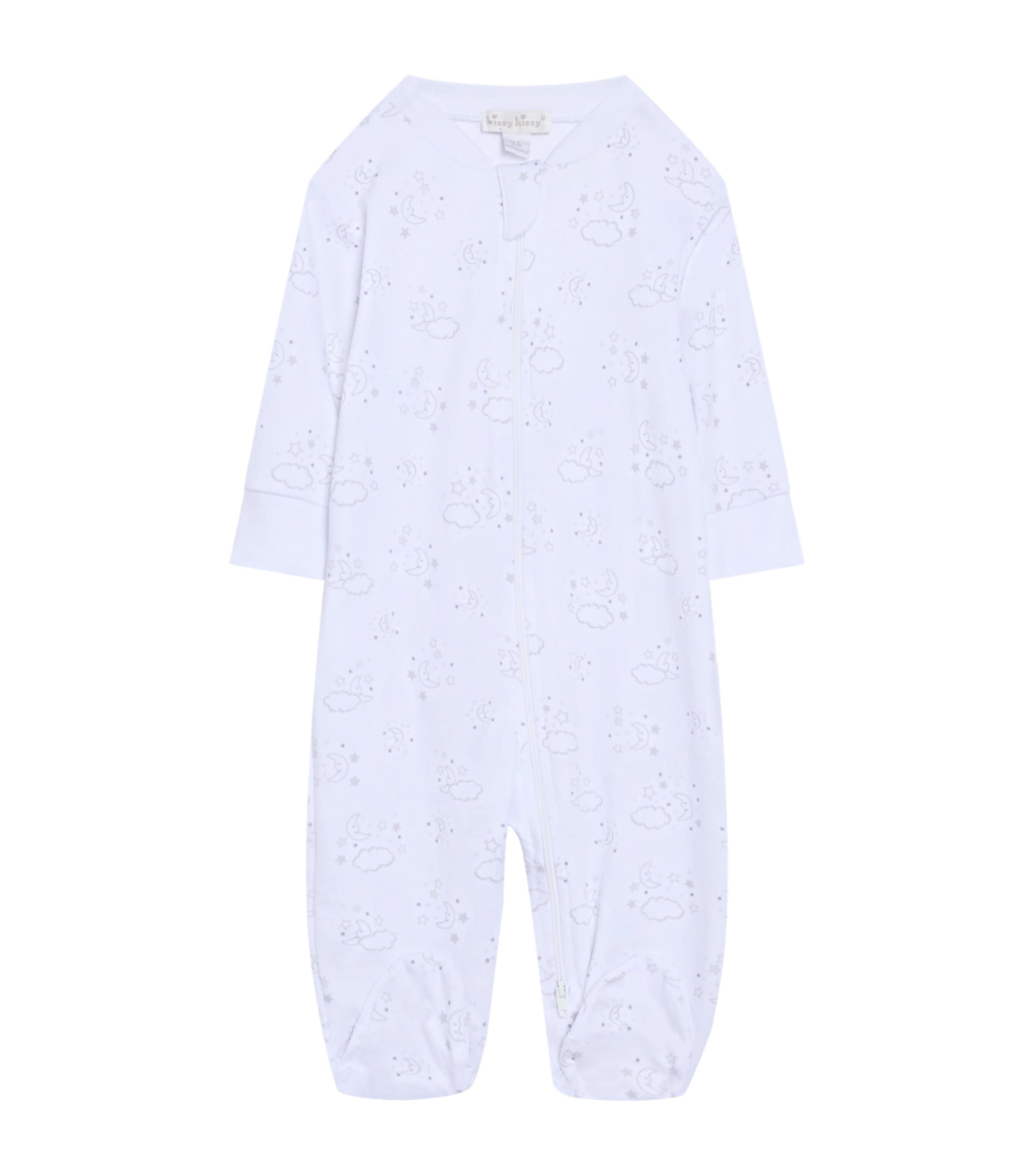 Kissy Kissy Pima Cotton Cheerful Good Night All-in-one In White