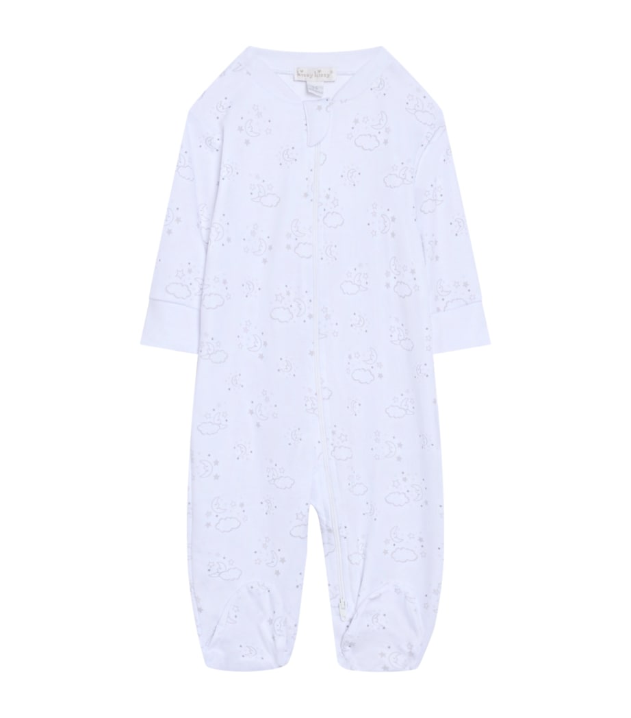 Pima Cotton Cheerful Good Night All-In-One (Newborn - 9 Months) K030SILVER Image 1