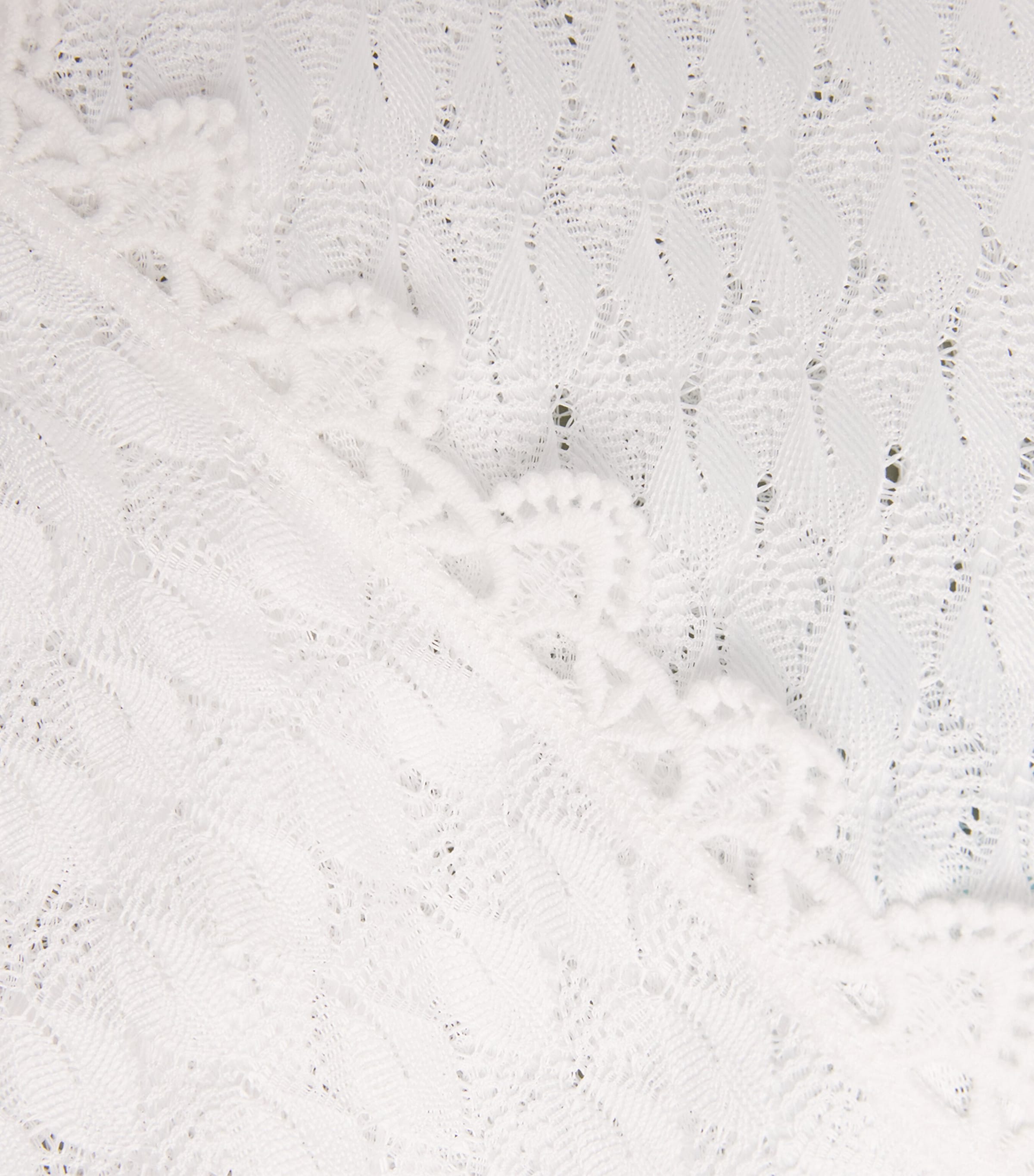 Knitted Tali Maxi Kaftan WHITE4 Image 6