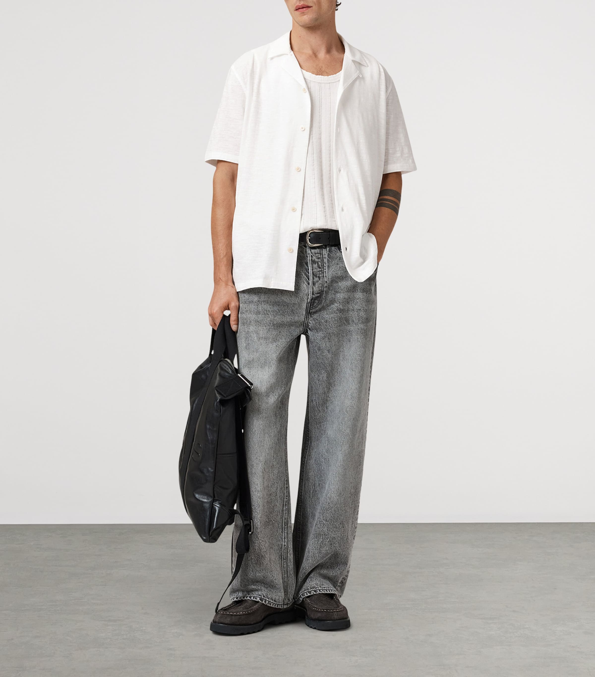 Organic Cotton Robson Shirt OFF WHITE Image 2