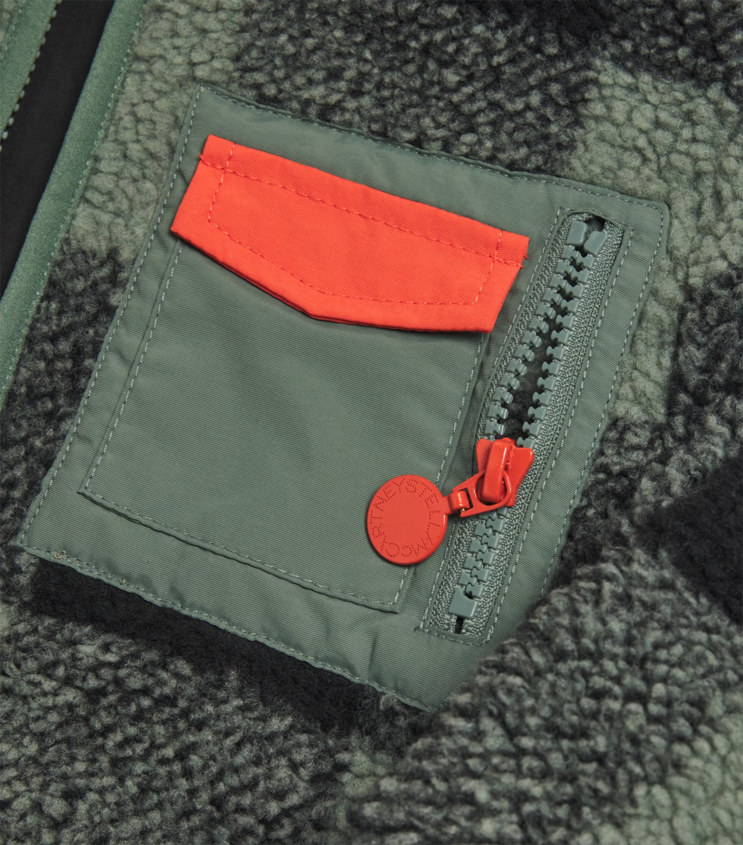 Fleece Check Jacket (3-14 Years) 760NEVERDE/NERO Image 3