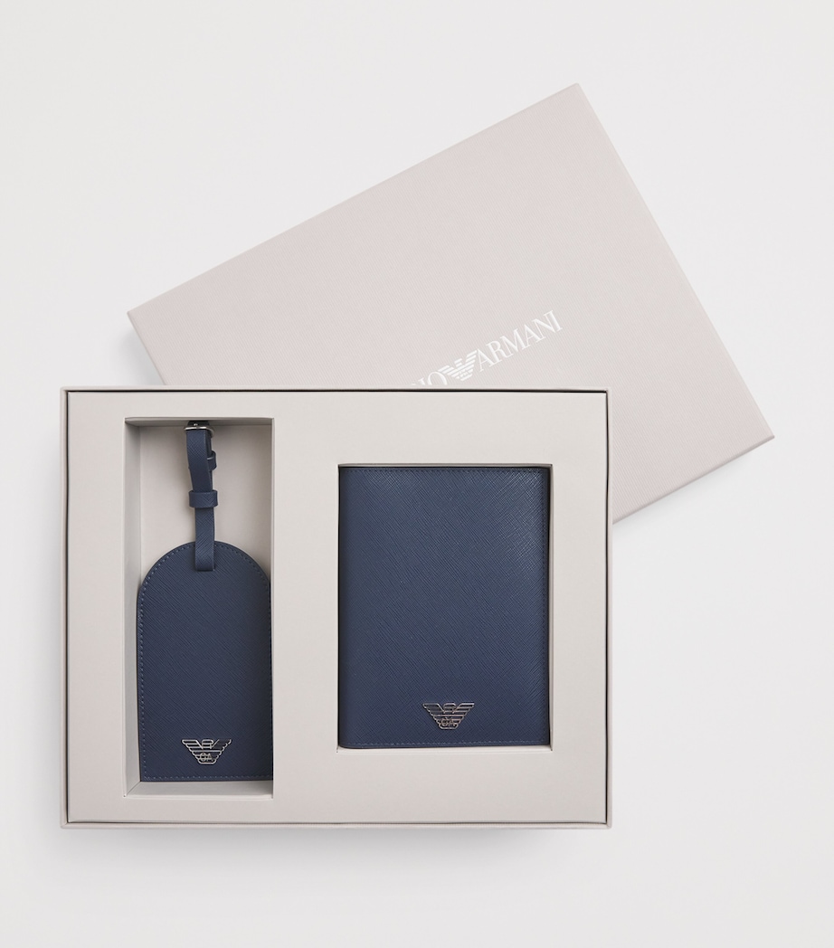 Leather Passport Holder and Tag Set UB107 Image 2