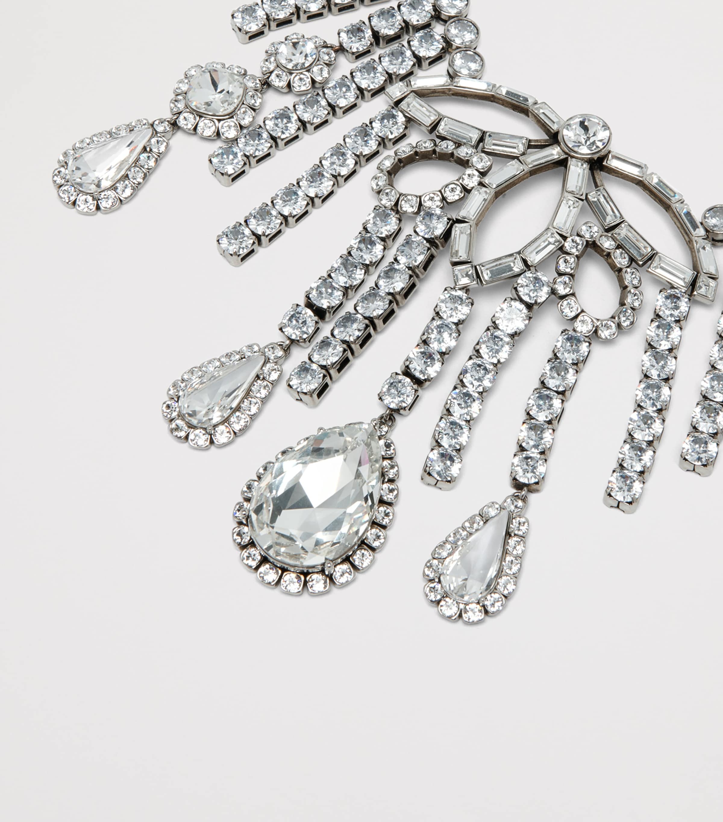 McQueen Embellished Chandelier Necklace Image 2