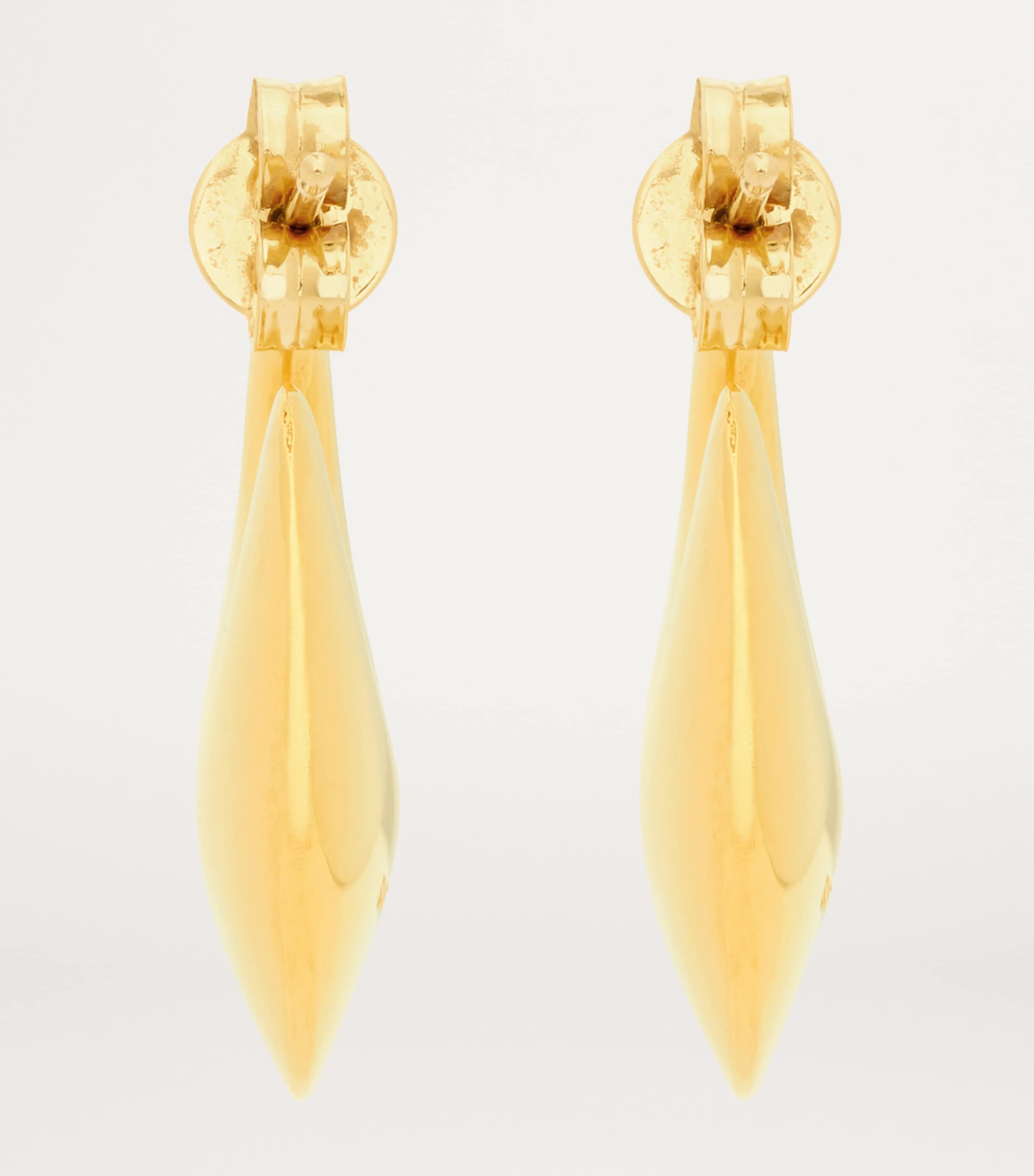 Flat Hoop Earrings 8030 Image 2