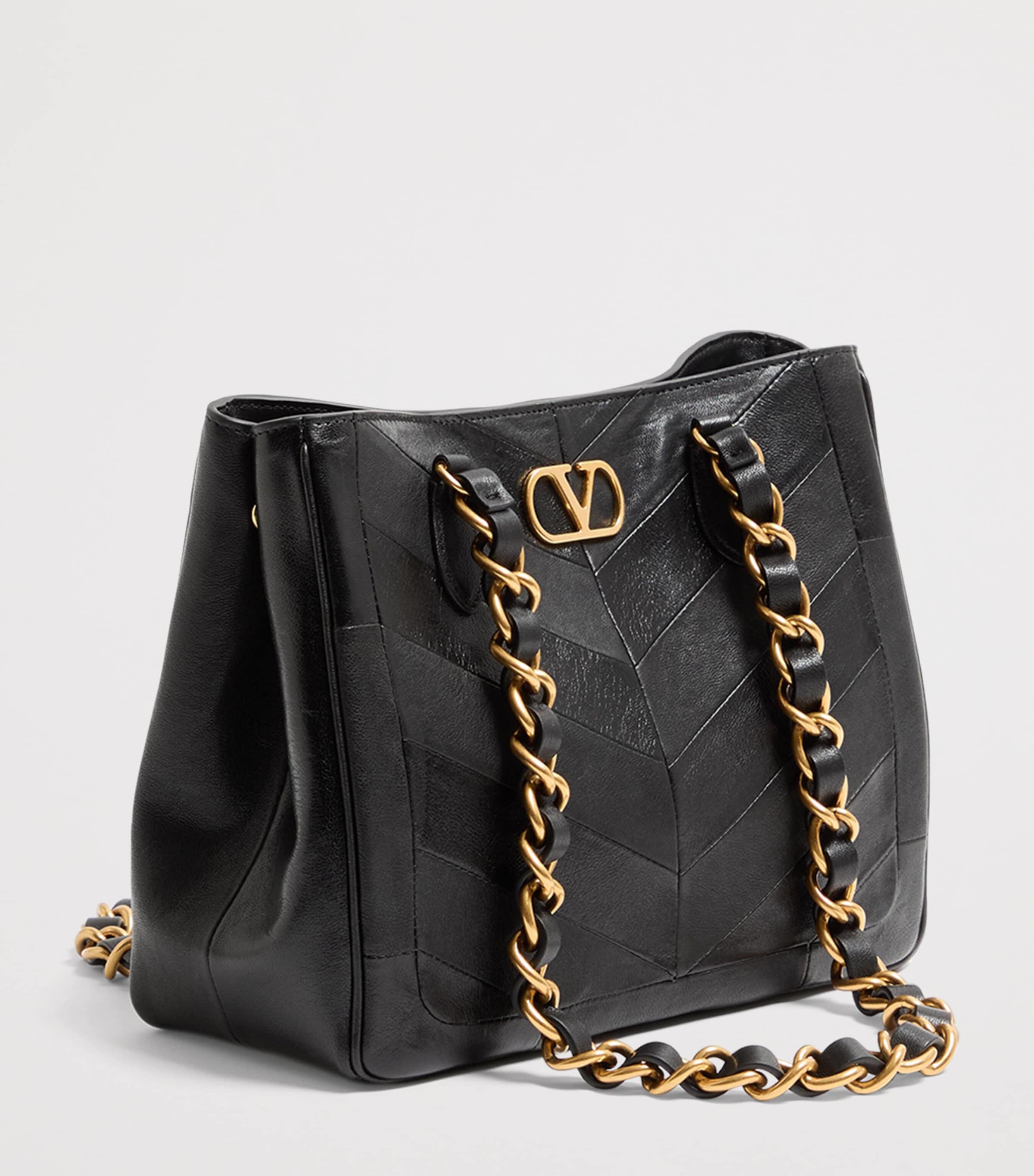 Small Lambskin Laseine Tote Bag 0NO Image 3