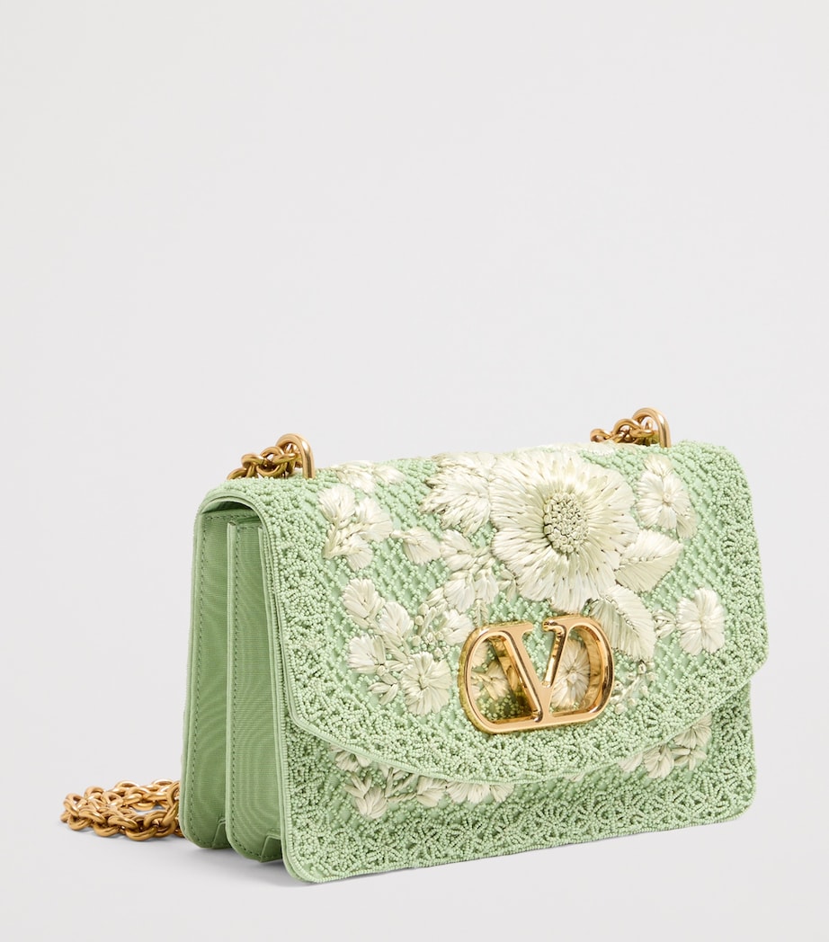 Valentino Garavani Beaded Vain Shoulder Bag Image 2