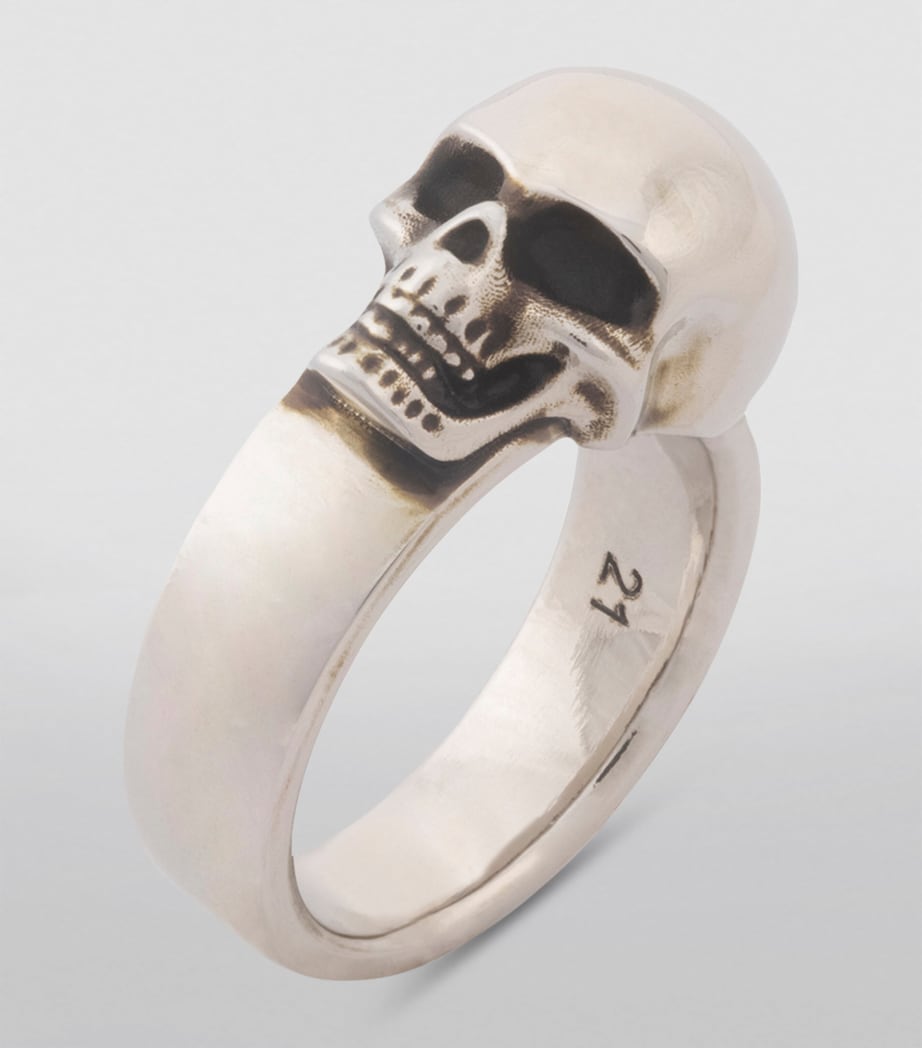 Brass Skull Ring 0446 Image 4