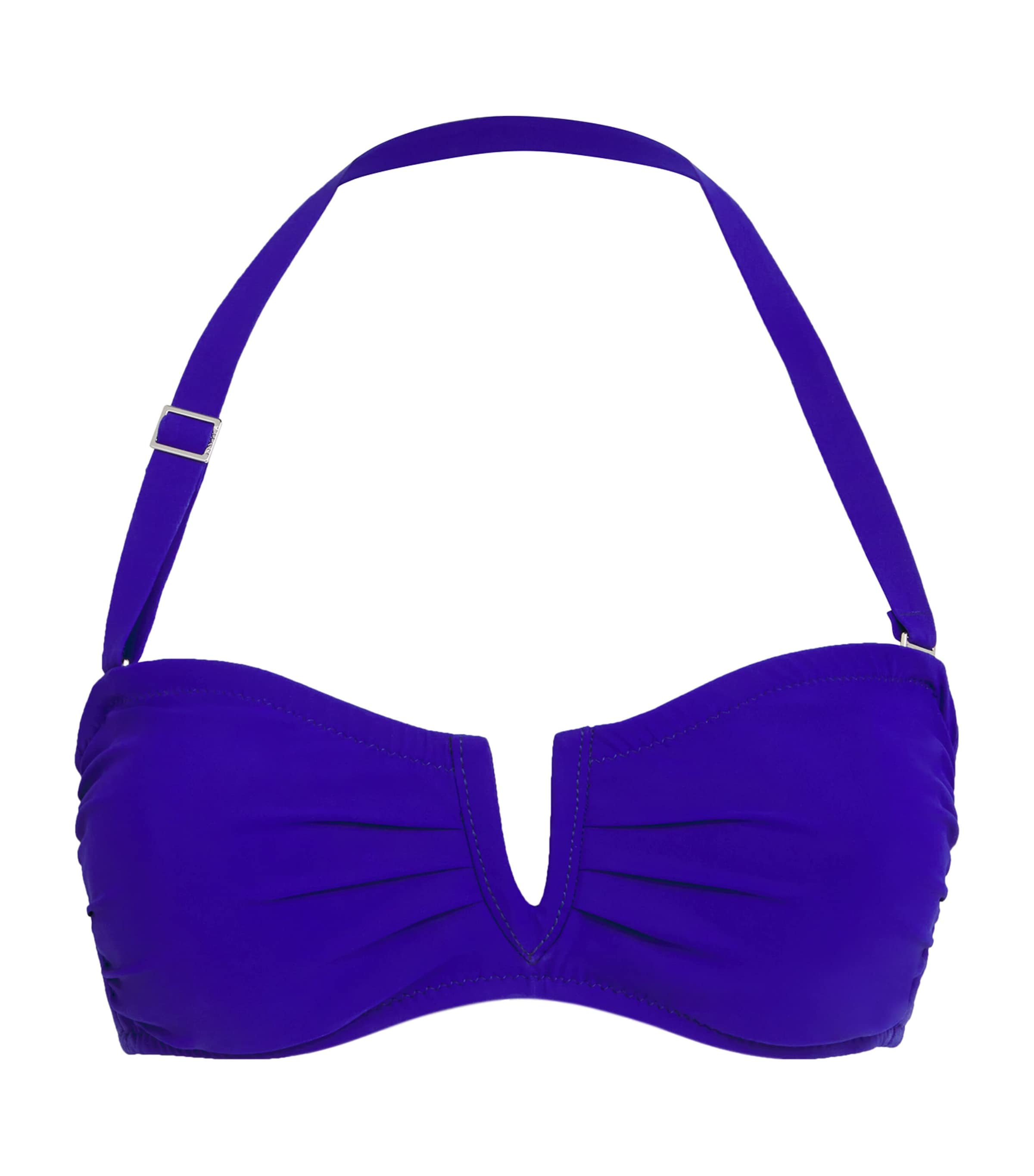 Shop Shan Bandeau Bikini Top In Blue