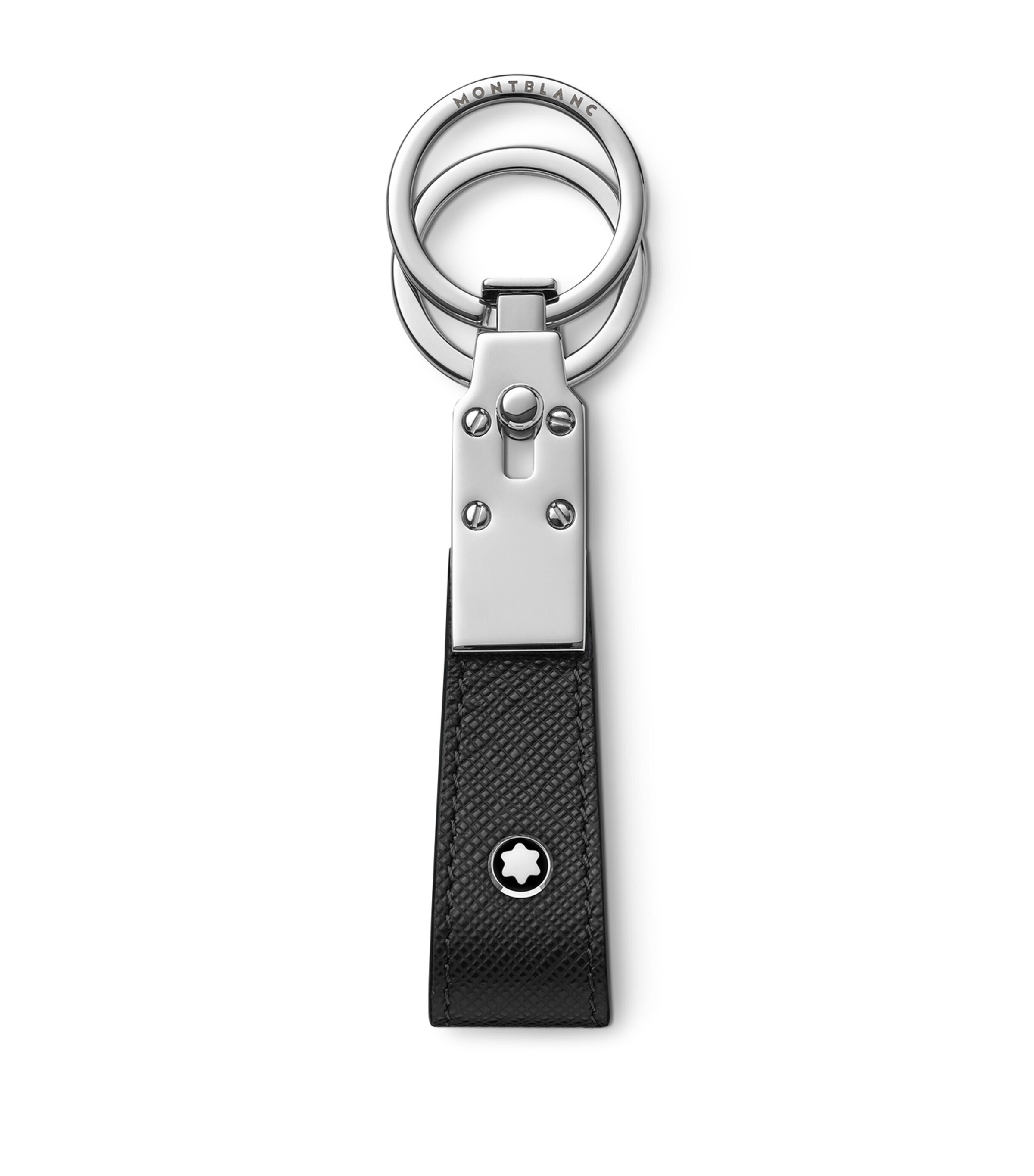 Montblanc Sartorial Keychain Black Color Art 114627 In Black