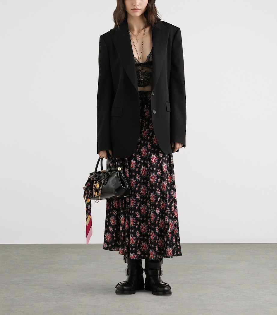 Virgin Wool Relaxed Blazer N0000-BLACK Image 2