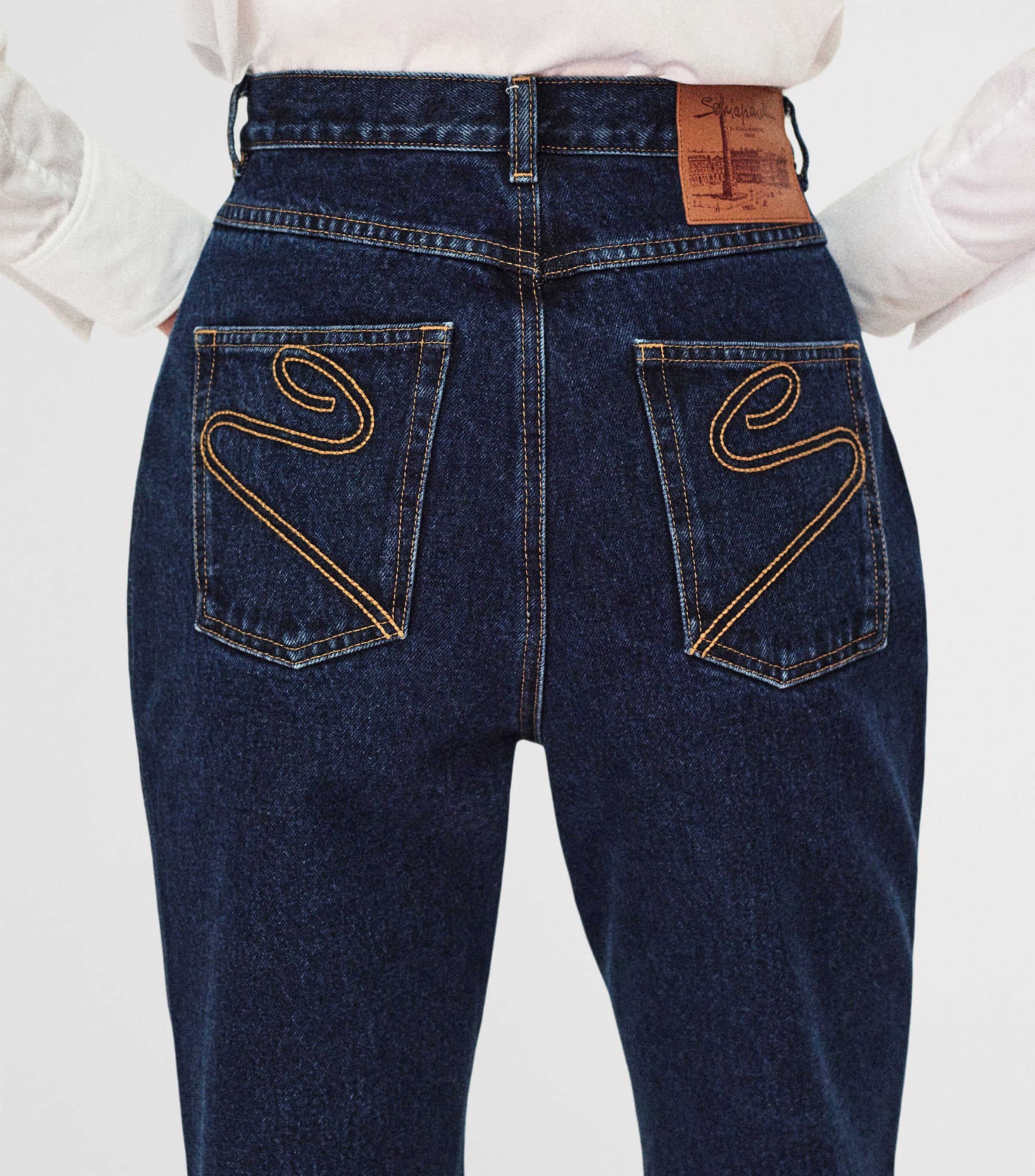 Bijoux Buttons Bootcut Jeans 701NAVY Image 5