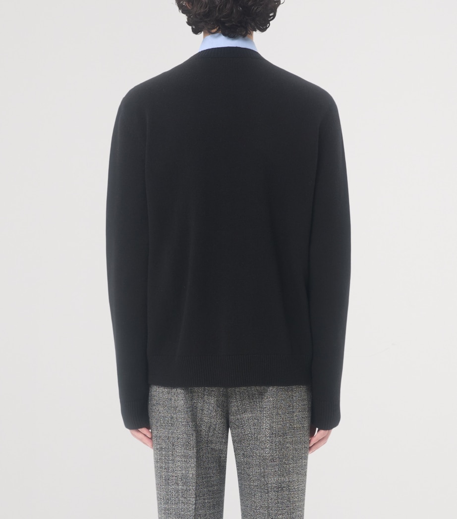 Virgin Wool V Logo Sweater 9RA Image 4