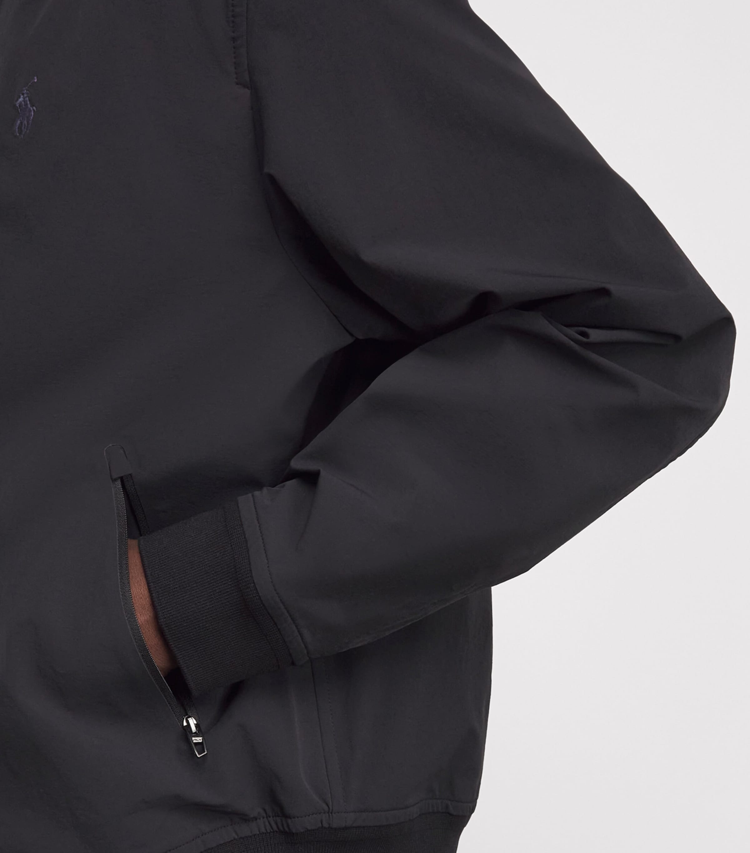 RLX Ralph Lauren Mens Performance Bomber Jacket Polo Black Image 3