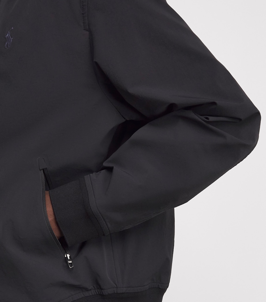 RLX Ralph Lauren Mens Performance Bomber Jacket Polo Black Image 3