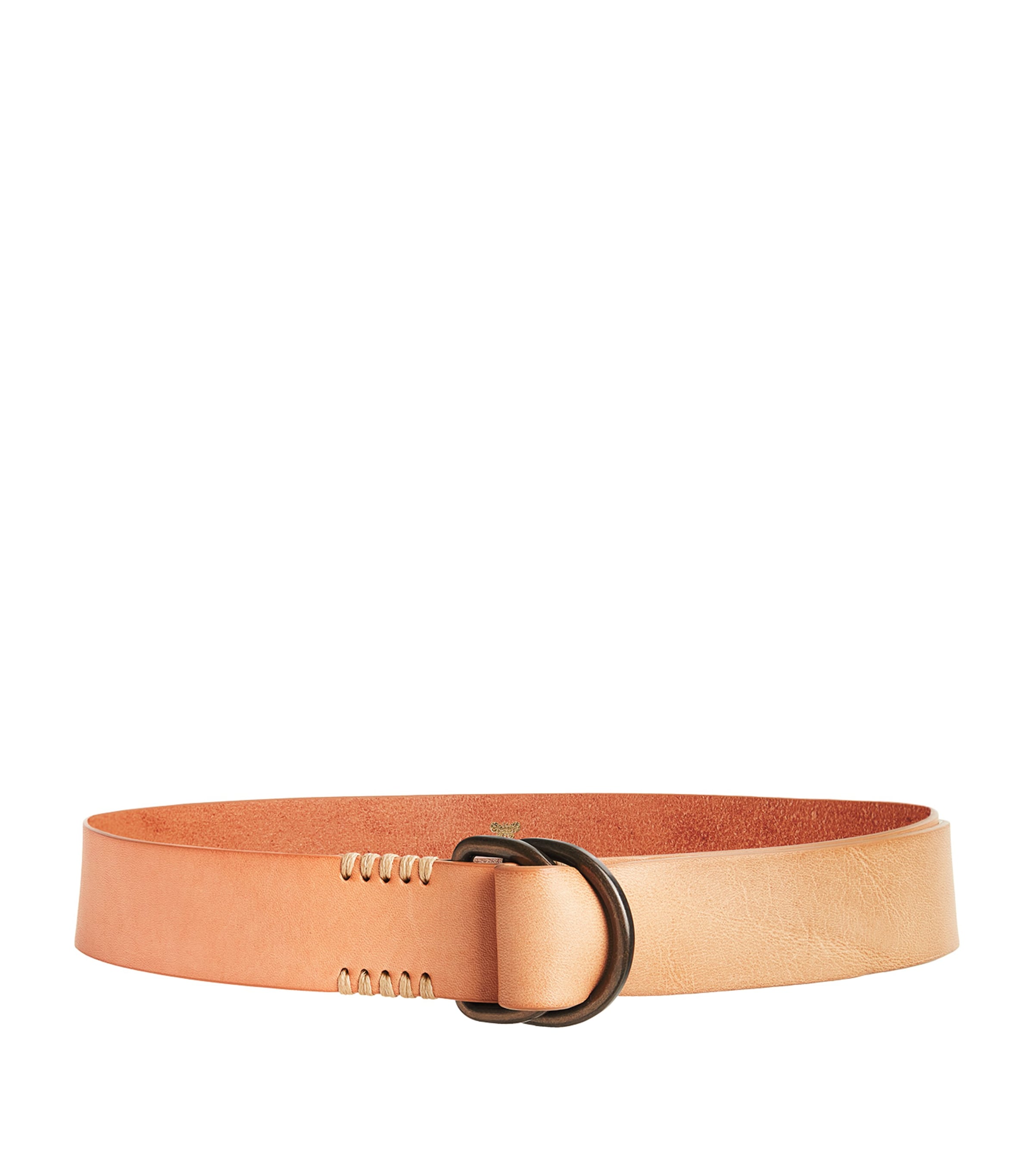 Shop Weekend Max Mara Leather Belt In Brown